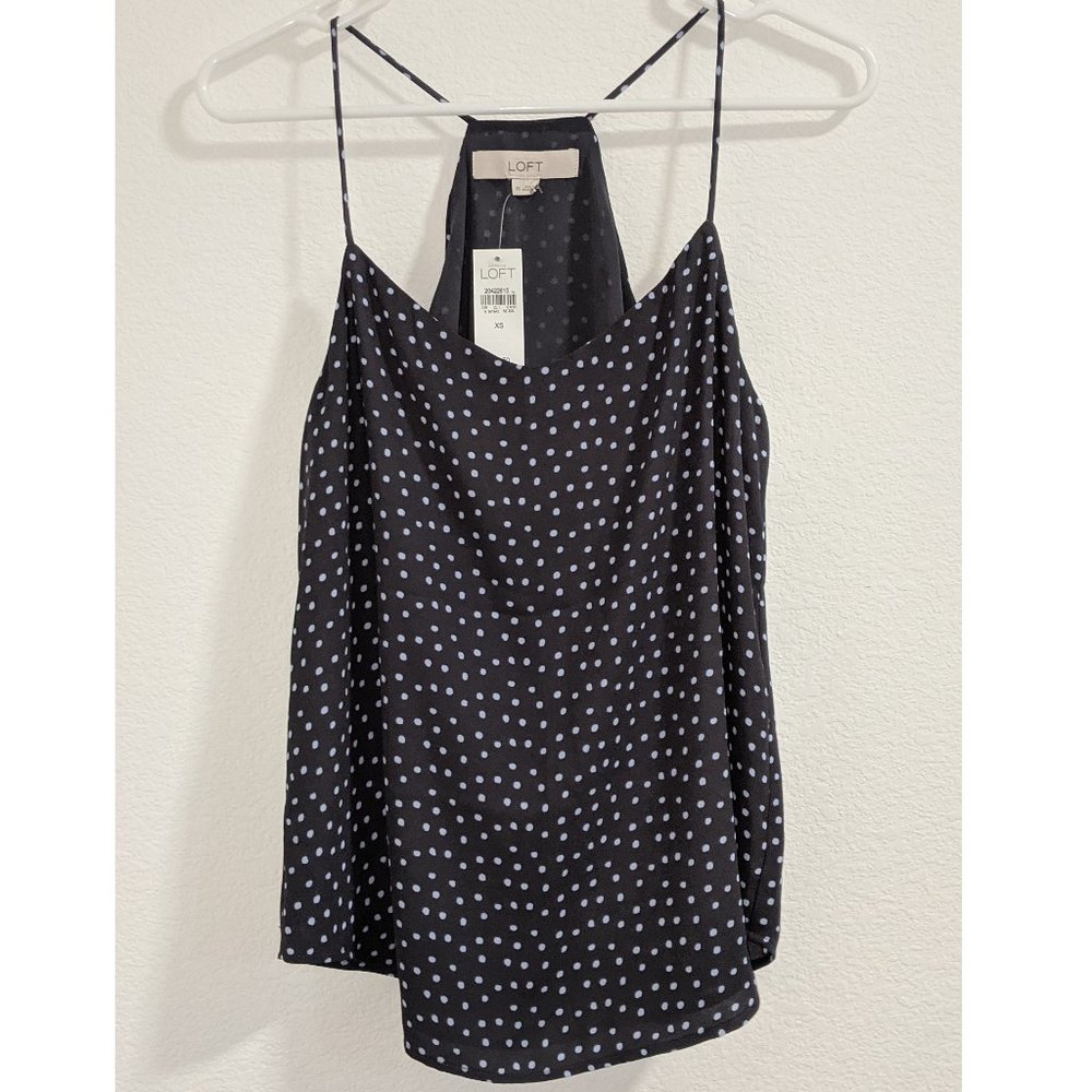 LOFT PolkaDot Tank Top Sz XS NWT